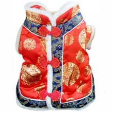 供应批发宠物衣服富贵吉祥唐装宠物服饰狗狗衣服男女狗狗唐装