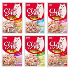 伊纳宝猫用鲜食包妙好IC系列猫湿粮猫6口味12包/盒4盒1箱起批