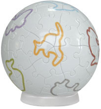 供应精优质,球形拼图，球拼图，球体拼图价格从优