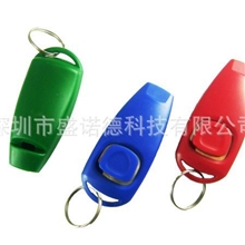 供应宠物训练器带口哨狗狗响片红色猫训犬必备宠物用品