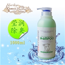 美国哈利贝贝原生水果莹润除臭1000ML宠物香波浴液