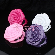 0868安娜苏奢华复古蔷薇花折叠双面化妆镜便携包包梳妆镜子5色