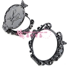 385安娜苏魔法复古立体镂空蝴蝶折叠魔镜便携包包小台镜化妆镜