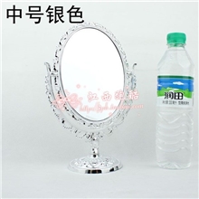 塑料双面镜子双面台式镜梳妆镜镂空花边化妆美容镜子欧式镜