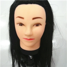 美发用品批发假发练习头模/美发公仔头盘发教习头假人头送小支架