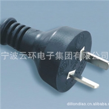 阿根廷认证两极圆插头环保AC电源线厂家直销