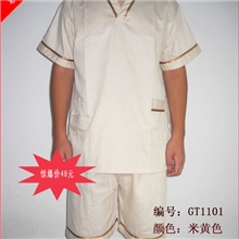 厂家直销V领套头浴衣浴服汗蒸服GT1101