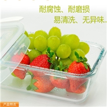 振兴BXM6231长方形高硼硅耐热密封保鲜盒/730ml微波炉饭盒/食品盒