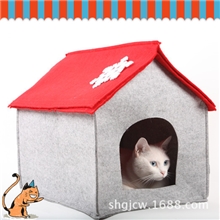 PETSINN派宠CATDECO折叠小屋毛毡猫窝
