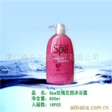 供应日化批发玖瑰香沐浴液/身体清洁用品/沐浴露批发