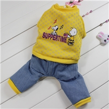 2013秋冬宠物衣服宠史努比四脚棉衣加厚外套批发一件代发863