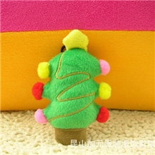 带响声圣诞树宠物玩具批发宠物发声玩具毛绒玩具厂家毛绒玩具