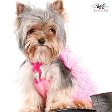 宠物服装-蛋糕裙红色公主气质裙装