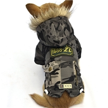 PETSOO迷彩宠物衣服冬装宠物棉衣批发厂家现货销售