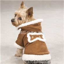 厂家直销新款宠物衣服冬装宠物外贸服装鹿皮绒宠物衣服批发