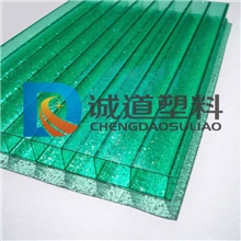 绿色6mm蓝色4mm8mm双层阳光板进口原料定做广州厂家专业生产