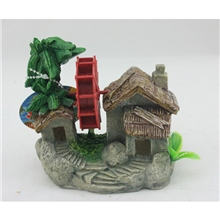 【厂家直销】批发供应椰树水车仿真树脂工艺品量大从优