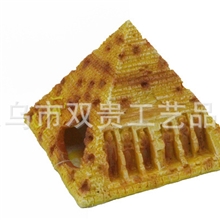 【厂家直销】供应中号金字塔树脂工艺品创意家居摆件