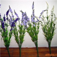 （小额批发）供应假花-仿真花绢花-熏衣草9叉薰衣草