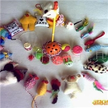 供应宠物玩具,皮毛玩具，皮毛老鼠，6色宠物兔毛球