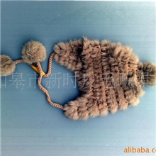 供应皮毛护耳帽，日韩新款皮草帽子，兔球球护耳帽