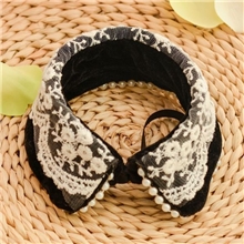 派可PETCO复古蕾丝珍珠装饰领宠物衣服批发宠物饰品领子