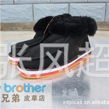 厂家直销批发代发羊毛一体鞋羊毛一体童鞋男女鞋羊毛棉鞋