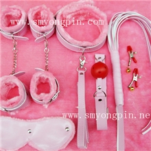 1112粉色毛绒七件套,另类玩具，成人性用品