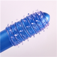 XQ-A06毛毛虫情趣用品水晶延时刺套环成人性用品批发加盟