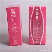 LBF-1010-11-R批发供应水晶套厂家（助勃阴茎增大狼牙套延时套）