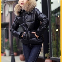 秋冬装新款韩版糖果色加厚毛领棉袄短款棉衣羽绒服外套女