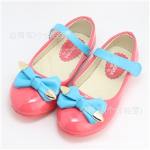 2013秋款童鞋女童公主鞋韩版儿童蝴蝶结单鞋中大童鞋儿童皮鞋