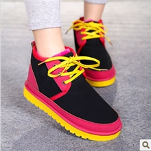 2013秋冬新款欧美雪地靴街头厚底马丁短靴经典女靴保暖棉靴子批发