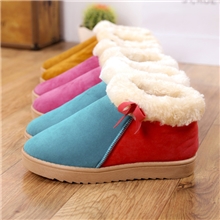 2013时尚淑女蝴蝶结棉鞋保暖雪地靴女棉鞋厂家批发情侣款