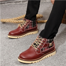 2013秋冬新款真皮中帮男鞋韩版潮流男式皮鞋英伦复古单鞋厂家
