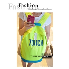 批发混批时尚休闲双肩背包荧光旅行包背包中小学生书包代发货L053