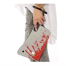 甲方必备新款滴血菜刀包血刃零钱手包创意手机包包