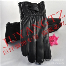 JJQ410男款拼皮羊皮手套男士时尚手套超柔内里批发销售