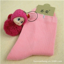 2013款全棉女袜无骨缝合糖果色女袜按摩底原单外贸女