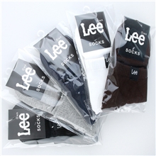 潮全棉纯棉外贸原单品牌LEE男士袜子运动款式诸暨大唐男袜批发