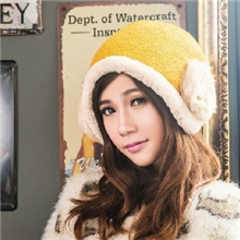 2013莹彩女孩正品高档可爱护耳女士帽子加绒加厚厂家直销潮帽