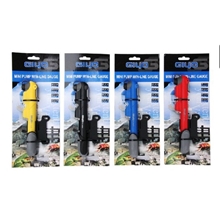 台湾ＧＩＹＯ便携迷你打气筒/带气压表骑行装备/法/美嘴GP-41S