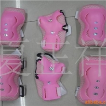 批发联勝护具蝴蝶组合护具轮滑护具儿童运动护具护膝护肘护手