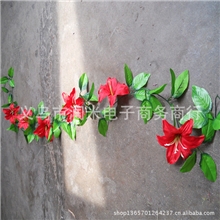 仿真百合花藤仿真中百合仿真花链仿真花批发仿真植物藤蔓