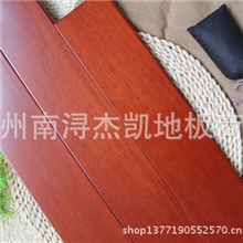 加工定制实木地板番龙眼平面金色雅典南浔实木地板8015