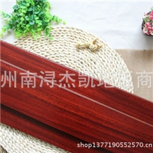 复合地板厂家生产酒店地板实木地板圆盘豆平面红色哑光9014