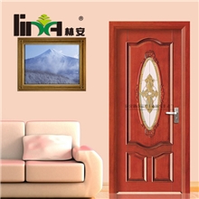 林安牌纯实木原木门单开烤漆套装采光系列S123广州木门厂家