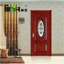 林安牌纯实木原木门单开烤漆套装采光系列S124广州木门厂家