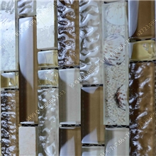 佛山厂家供应贝壳石材水晶玻璃马赛克3SK157