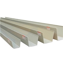 厂家直销PVC水槽塑料水槽集雨水槽